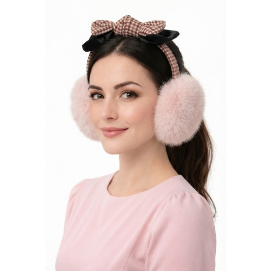 Ушанки от норка Pink Mink