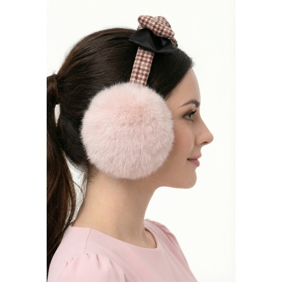 Ушанки от норка Pink Mink